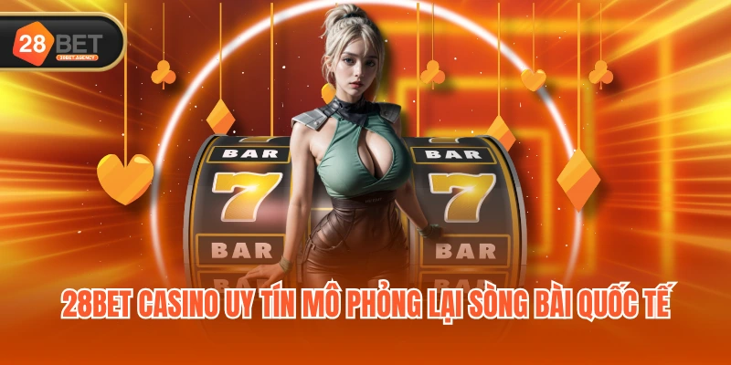 28BET casino uy tín mô phỏng lại sòng bài quốc tế
