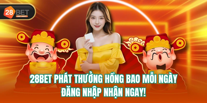 28BET Phát Thưởng Hồng Bao Mỗi Ngày