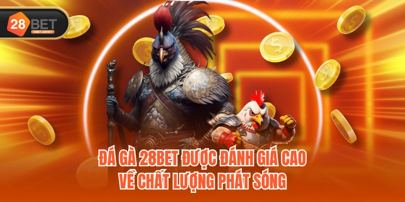 Đá gà 28BET được đánh giá cao về chất lượng phát sóng