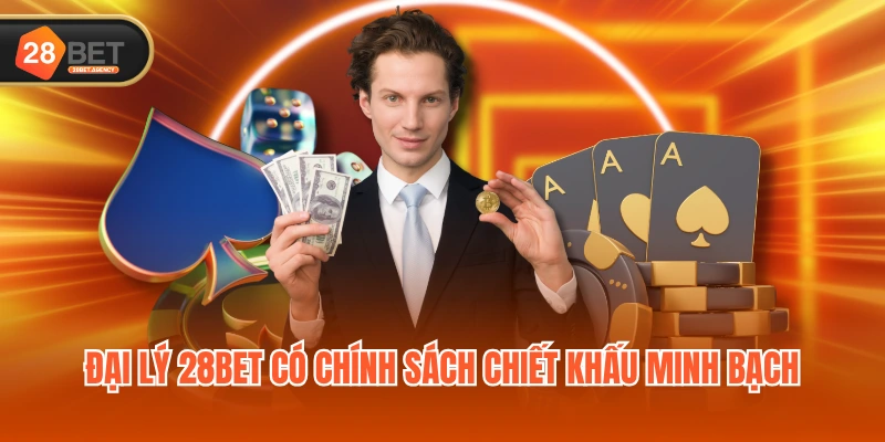 Đại lý 28BET có chính sách chiết khấu minh bạch