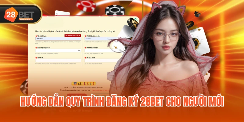Hướng dẫn quy trình đăng ký 28BET cho người mới