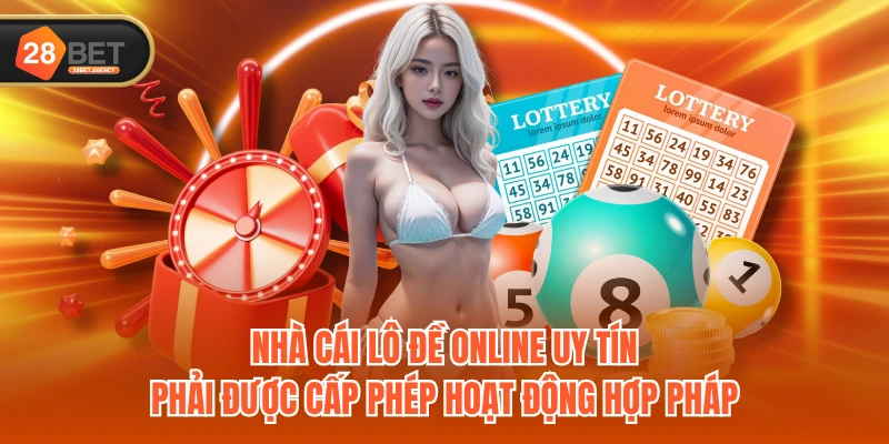 Nhà cái lô đề online uy tín phải được cấp phép hoạt động hợp pháp