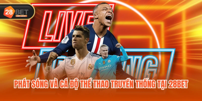 Phát sóng và cá độ thể thao truyền thống tại 28BET