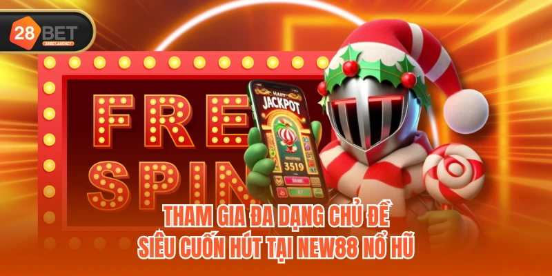Tham gia đa dạng chủ đề siêu cuốn hút tại NEW88 nổ hũ